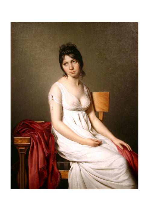 Jacques Louis David - Portrait of a Young Woman