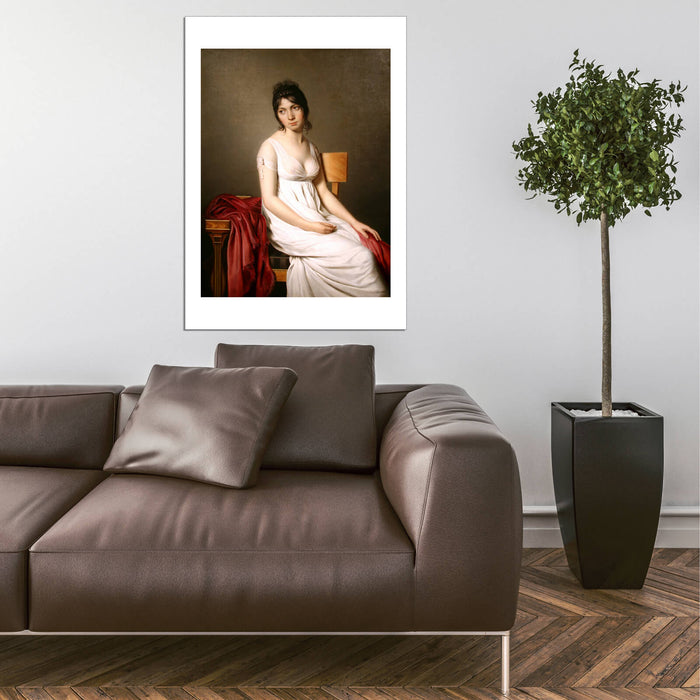 Jacques Louis David - Portrait of a Young Woman