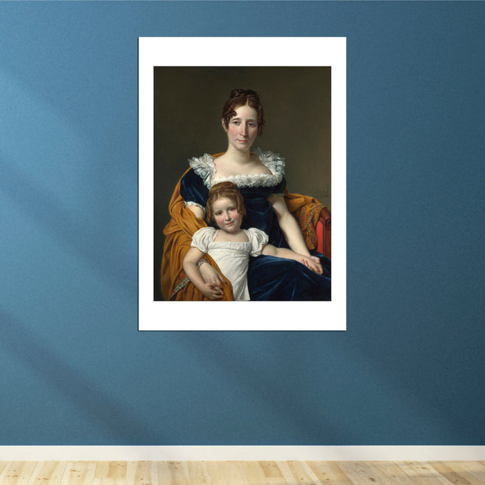 Jacques Louis David - Portrait of the Comtesse Vilain XIIII