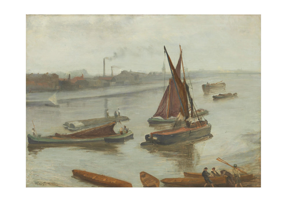 James Abbott McNeill Whistler - Old Battersea Reach