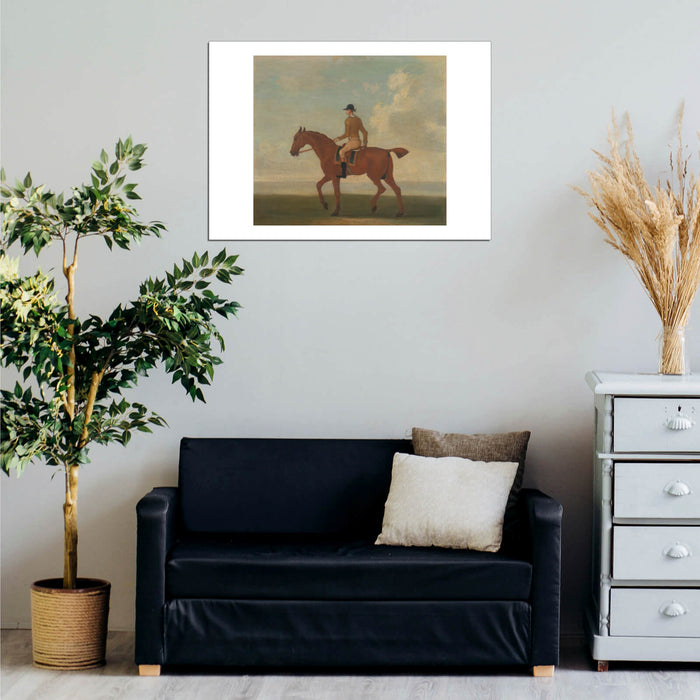 James Seymour - A Chestnut Racehorse With Jockey