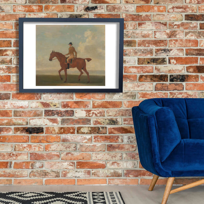 James Seymour - A Chestnut Racehorse With Jockey
