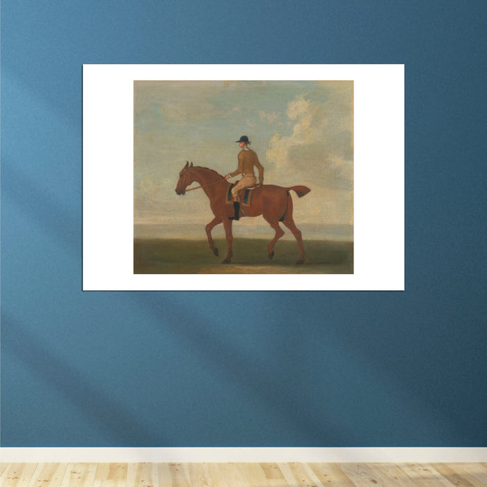 James Seymour - A Chestnut Racehorse With Jockey