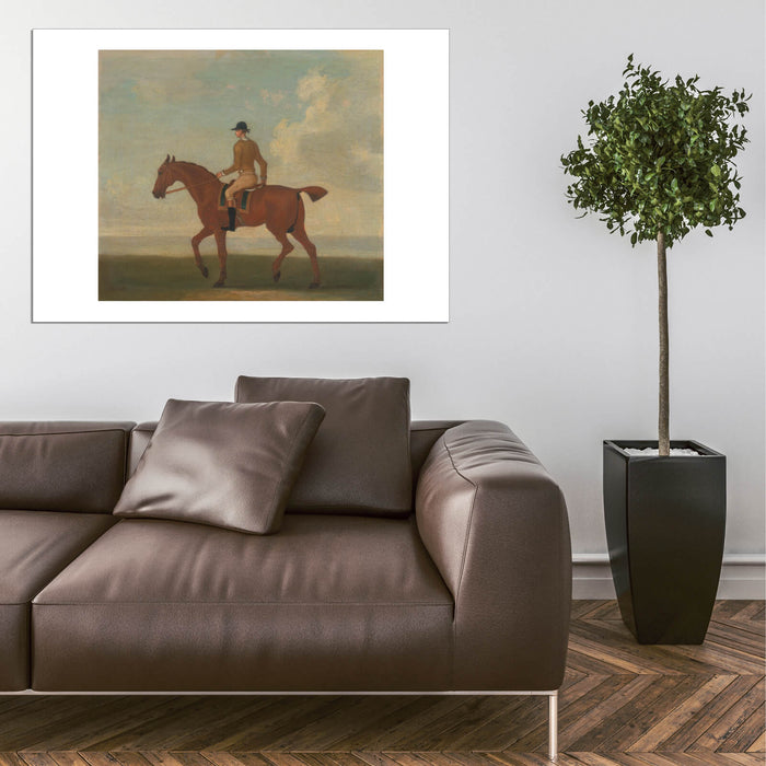 James Seymour - A Chestnut Racehorse With Jockey