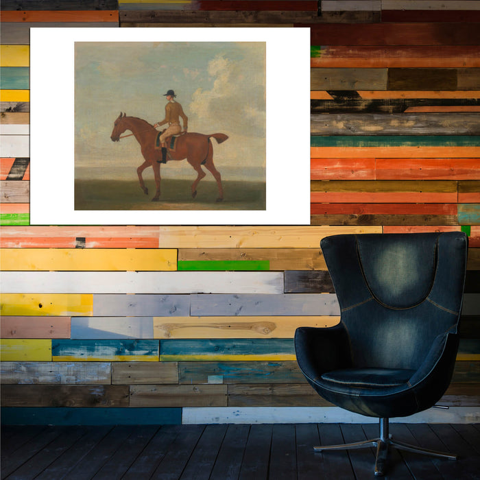James Seymour - A Chestnut Racehorse With Jockey