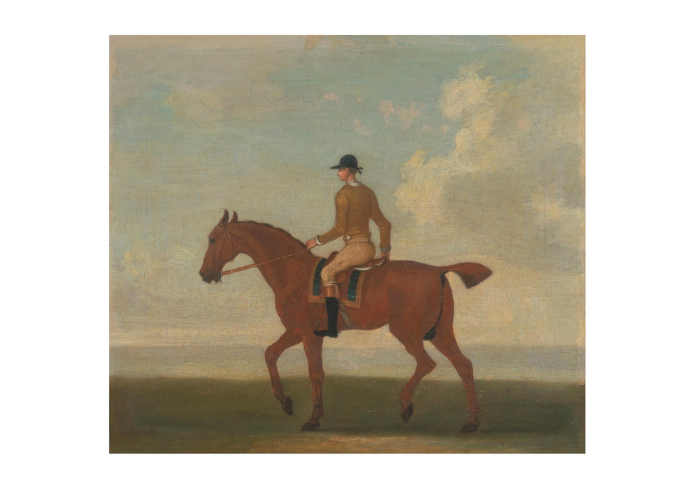 James Seymour - A Chestnut Racehorse With Jockey
