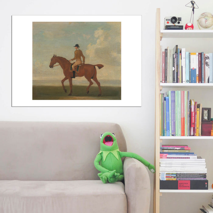 James Seymour - A Chestnut Racehorse With Jockey