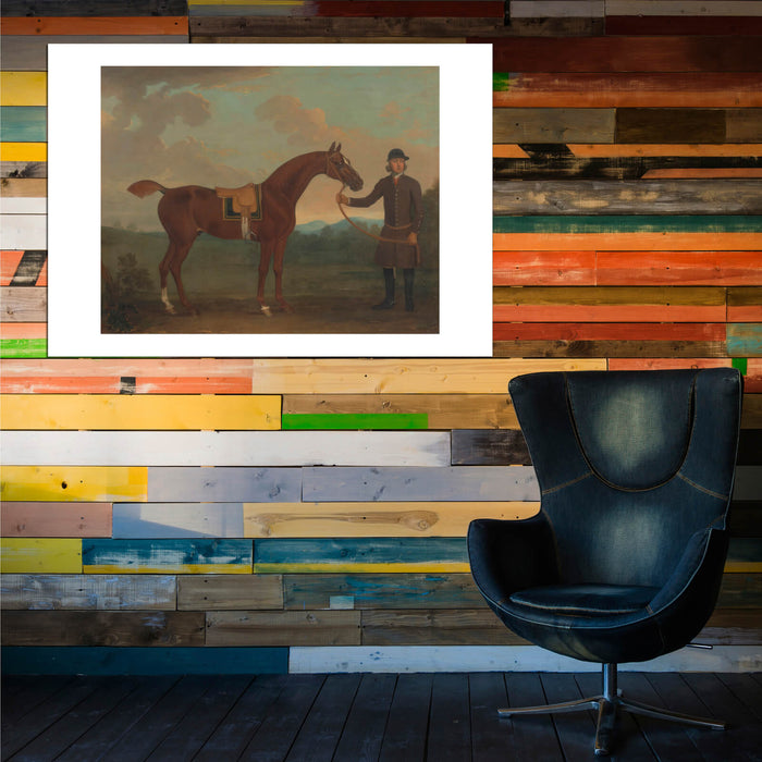 James Seymour - Old Fox Held By A Groom