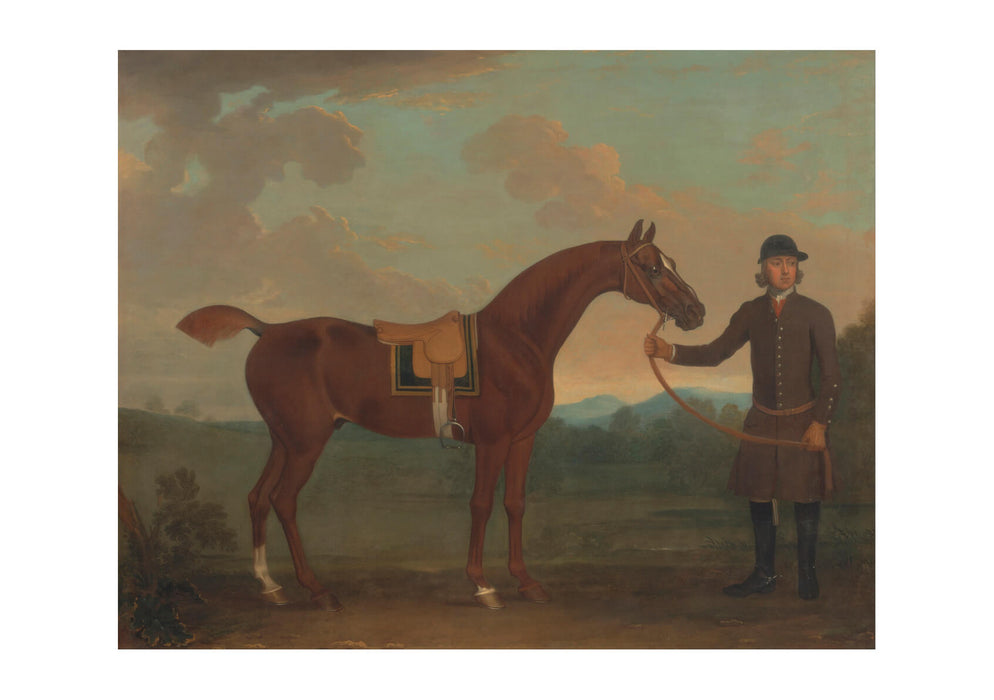 James Seymour - Old Fox Held By A Groom