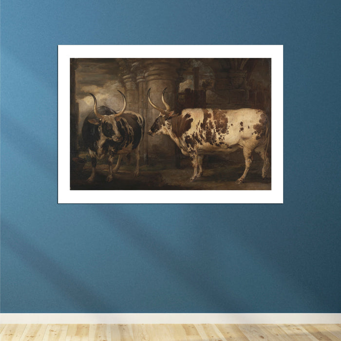 James Ward - Two Oxen Property Of Earl Of Powis