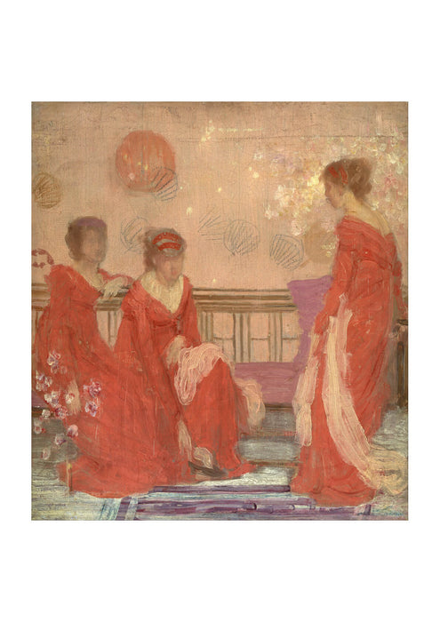 James Abbott McNeill Whistler - Harmony In Flesh Colour & Red