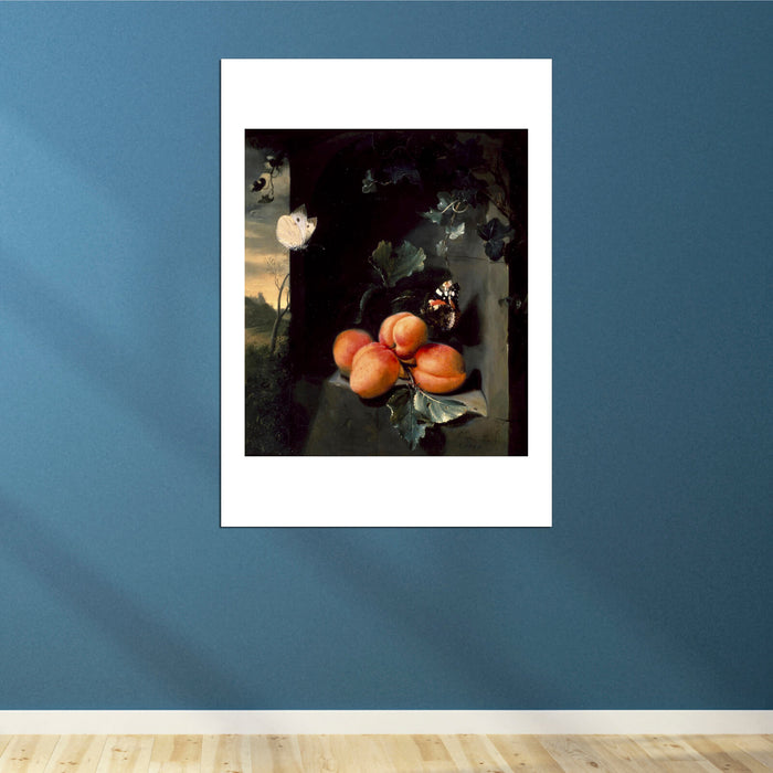 Jan Mortel - Still Life With Apricotes