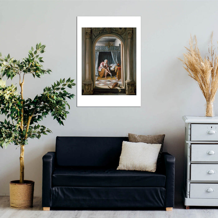 Jan Steen - Woman At Her Toilet