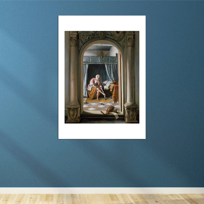 Jan Steen - Woman At Her Toilet