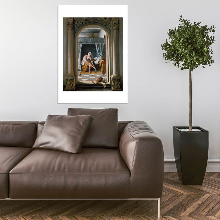 Jan Steen - Woman At Her Toilet