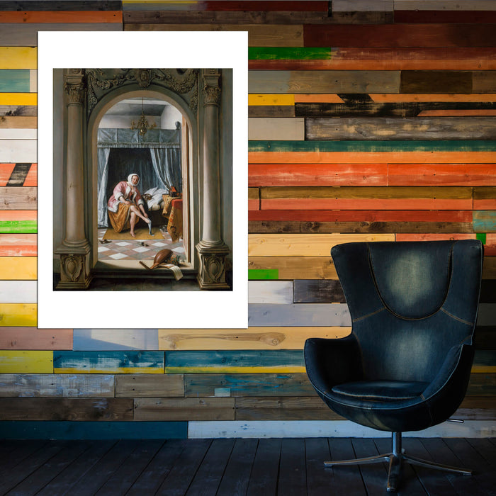 Jan Steen - Woman At Her Toilet