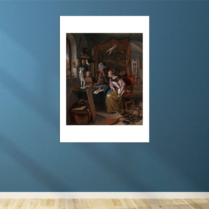 Jan Steen Dutch - The Drawing Lesson