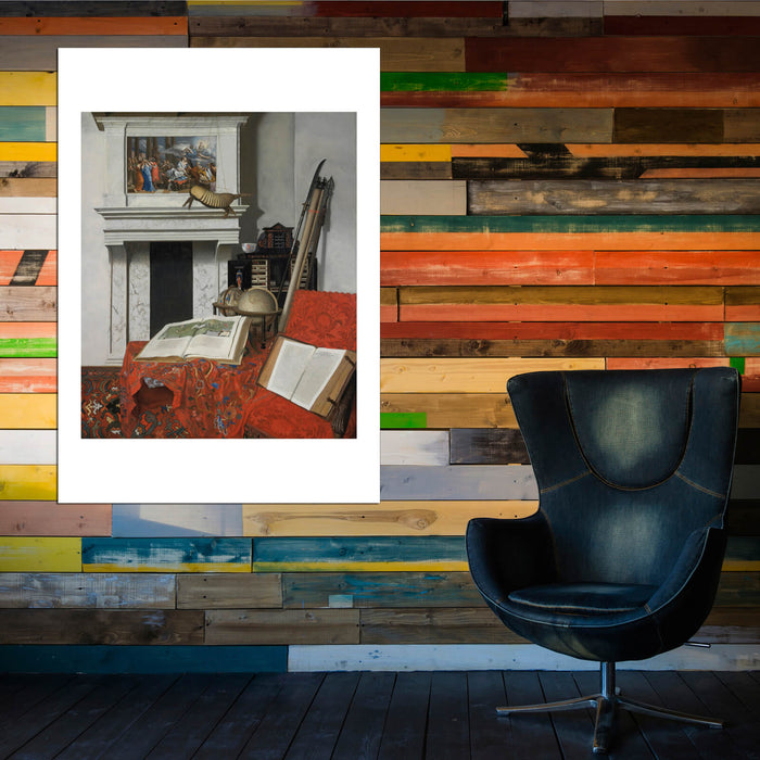 Jan Van Der Heyden - Room Corner With Curiosities