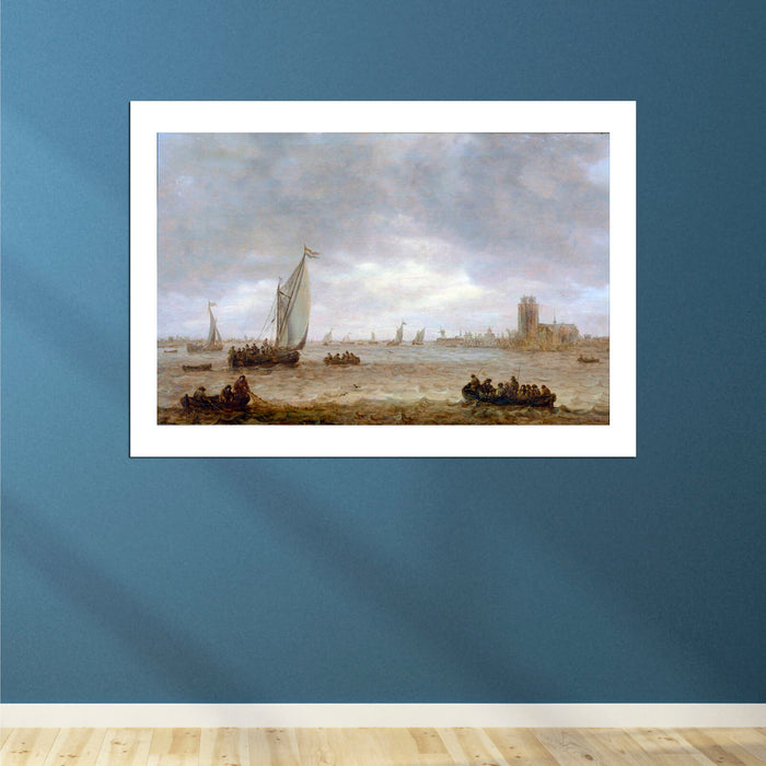 Jan Van Goyen - Mouth Of The Meuse Dordrecht