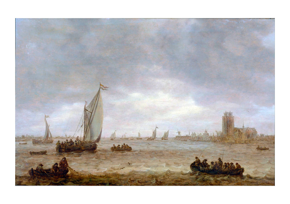 Jan Van Goyen - Mouth Of The Meuse Dordrecht