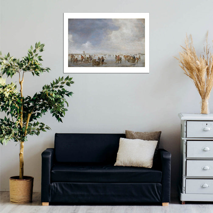 Jan Van Goyen - Winter Scene On The Ice