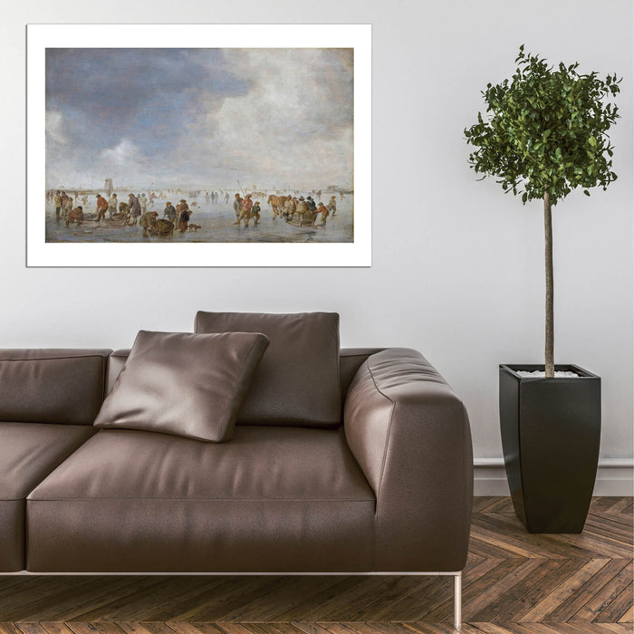 Jan Van Goyen - Winter Scene On The Ice