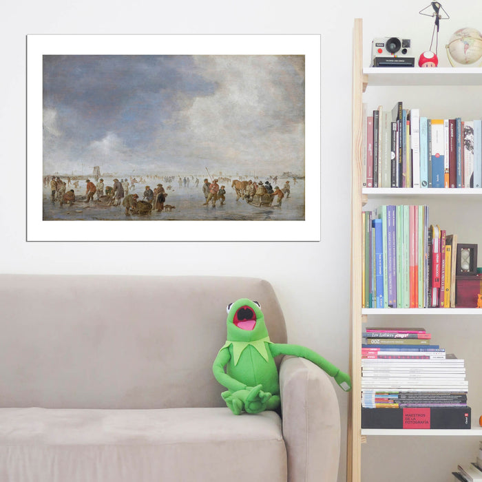 Jan Van Goyen - Winter Scene On The Ice