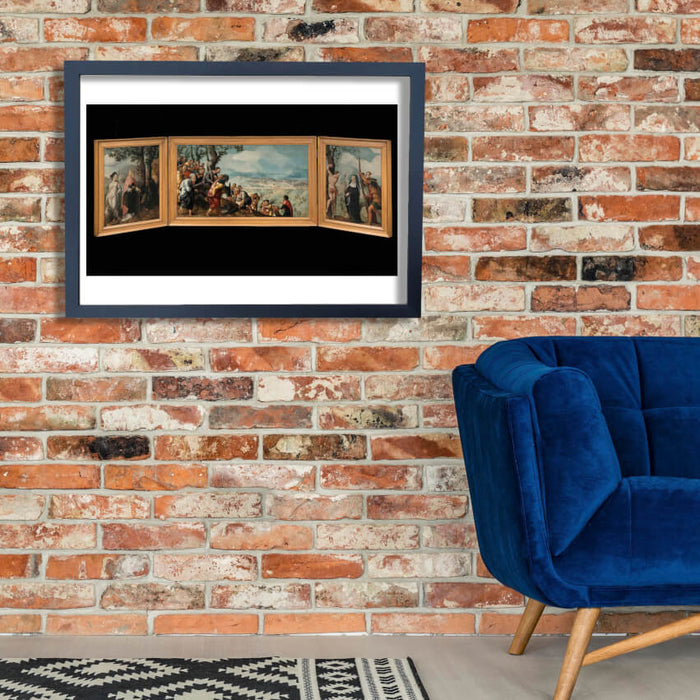 Jan Van Scorel - Triptych With Entry Of Christ