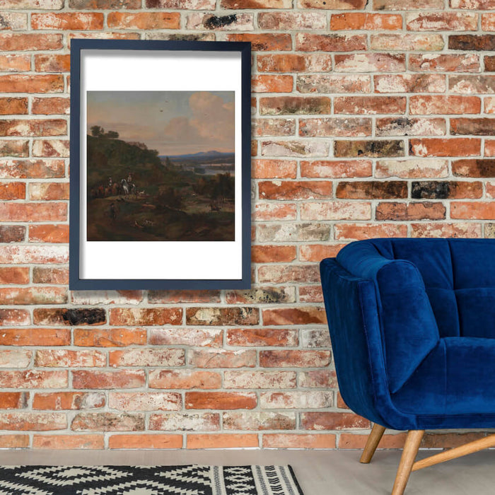 Jan Wyck - Heron Hawking Below Stirling Castle