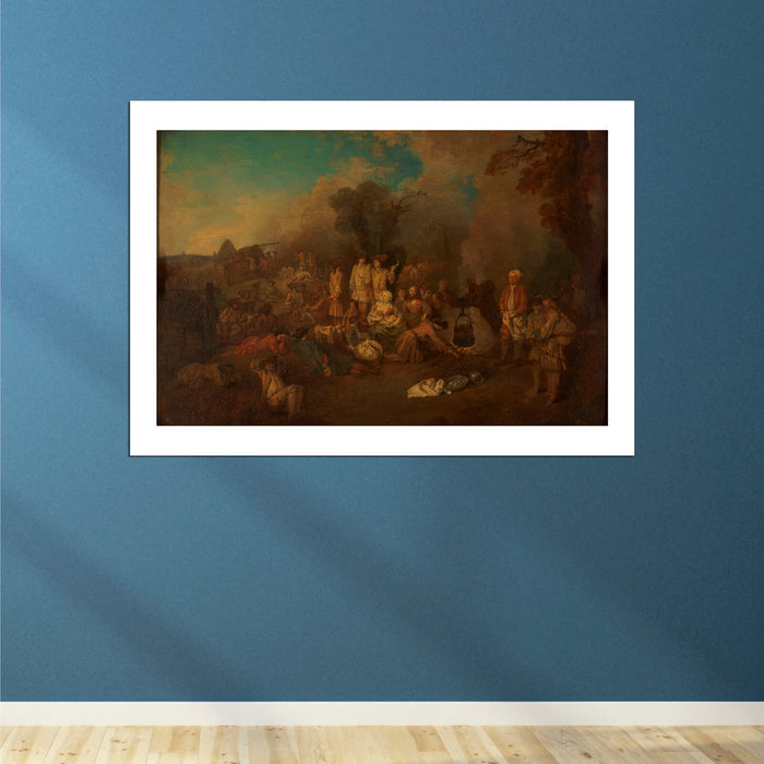 Jean Antoine Watteau - Bivouac