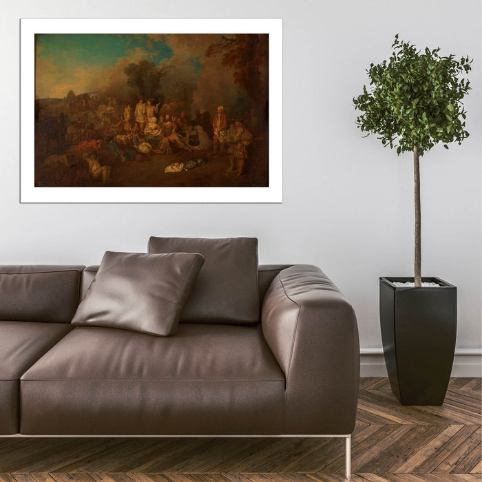 Jean Antoine Watteau - Bivouac