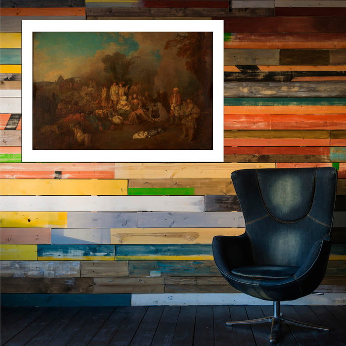 Jean Antoine Watteau - Bivouac