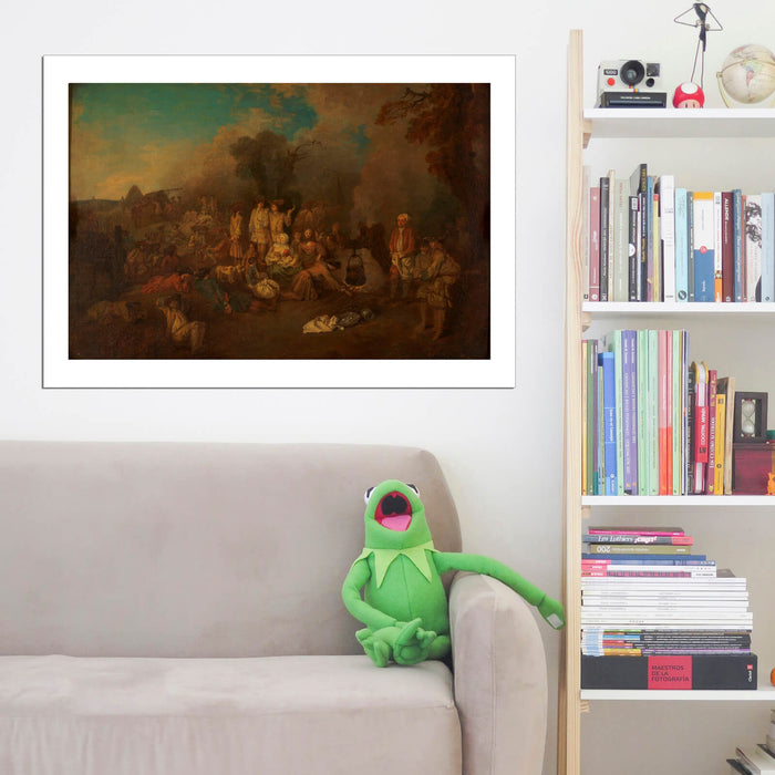 Jean Antoine Watteau - Bivouac