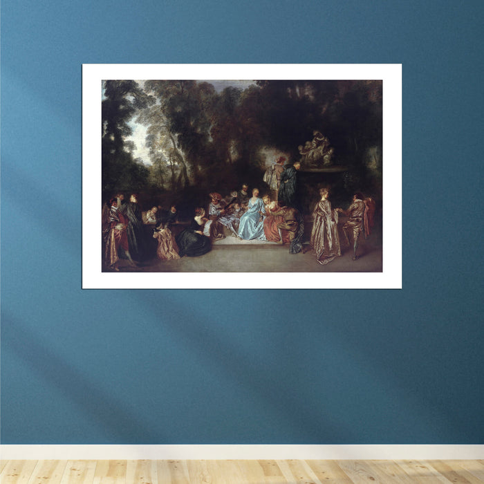 Jean Antoine Watteau - Entertainment in the Open Air