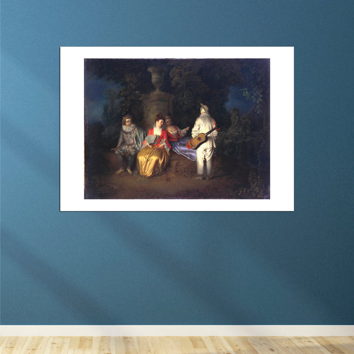 Jean Antoine Watteau - La Partie carrie