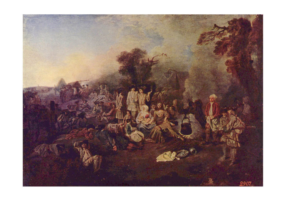 Jean Antoine Watteau - The Camp
