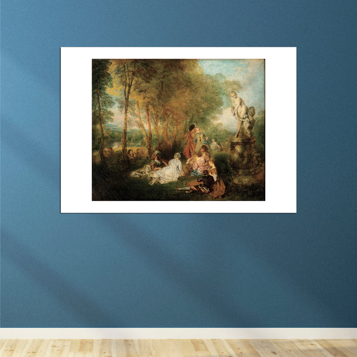 Jean Antoine Watteau - The Feast of Love