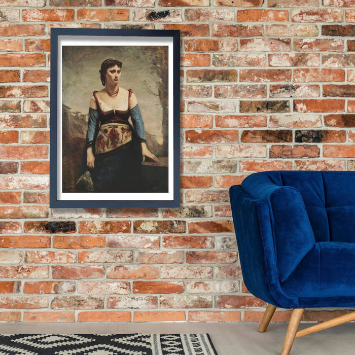 Jean Baptiste Camille Corot Agostina