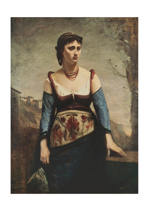 Jean Baptiste Camille Corot Agostina