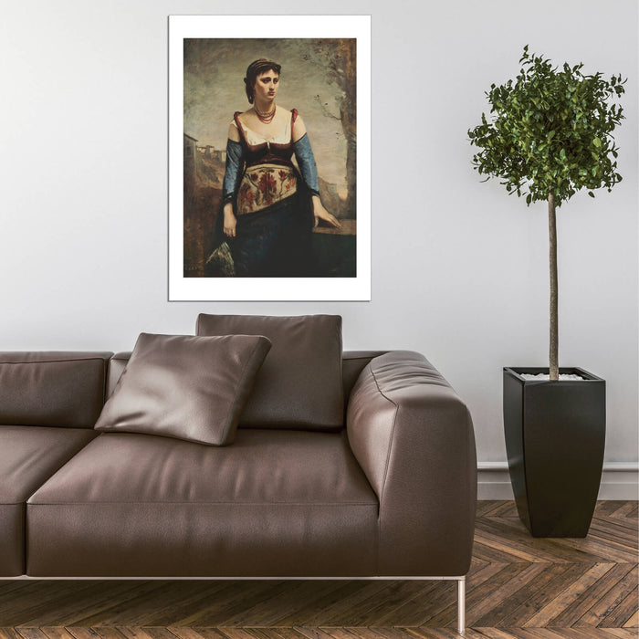 Jean Baptiste Camille Corot Agostina