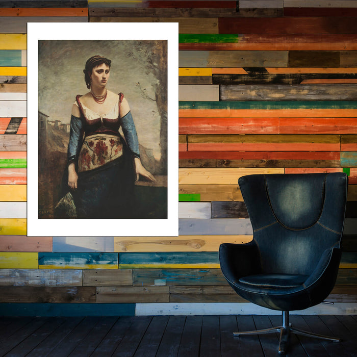 Jean Baptiste Camille Corot Agostina