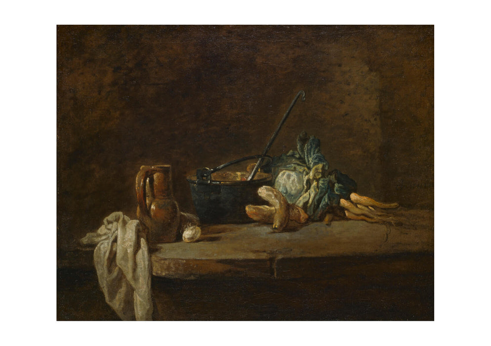 Jean Chardin - Vegetables for the Soup