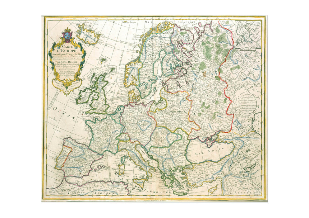 Jean Claude Dezauche - Map of Europe