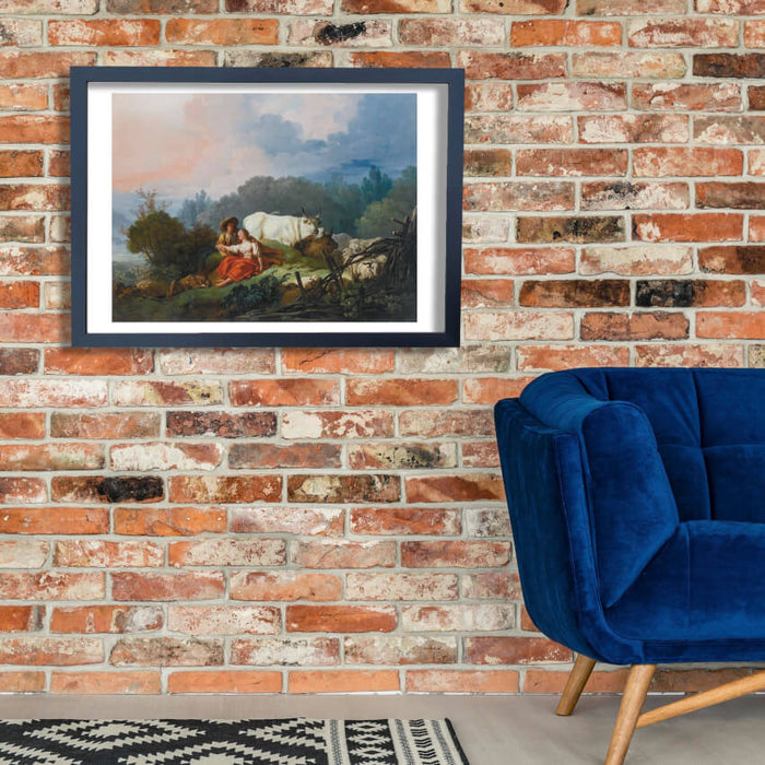 Jean Fragonard - A pastoral landscape