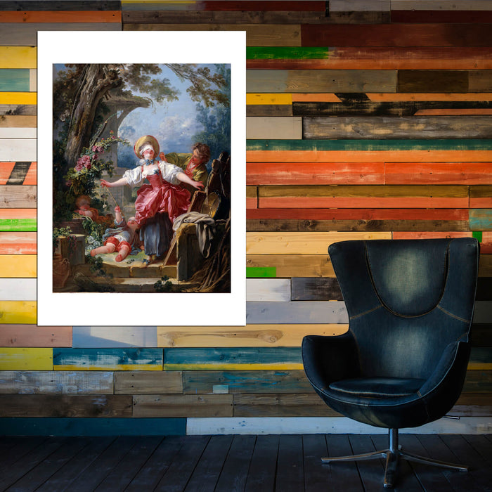 Jean Fragonard - Blind Man's Buff Trees