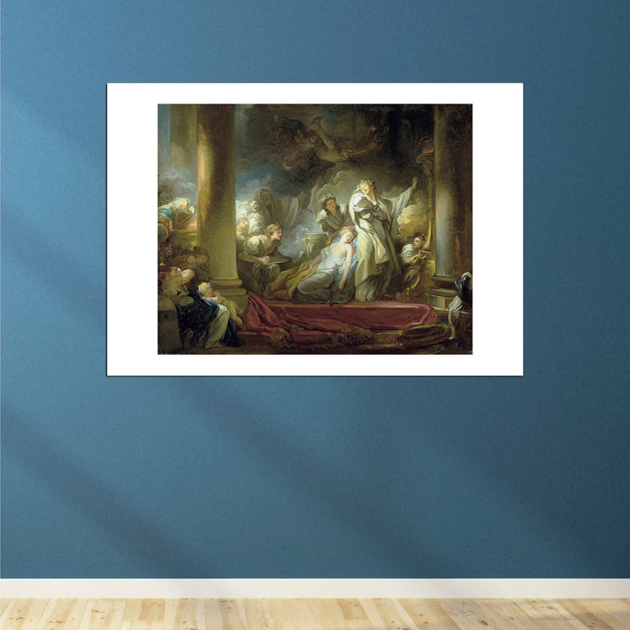 Jean Fragonard - El sacrificio de Caliroe