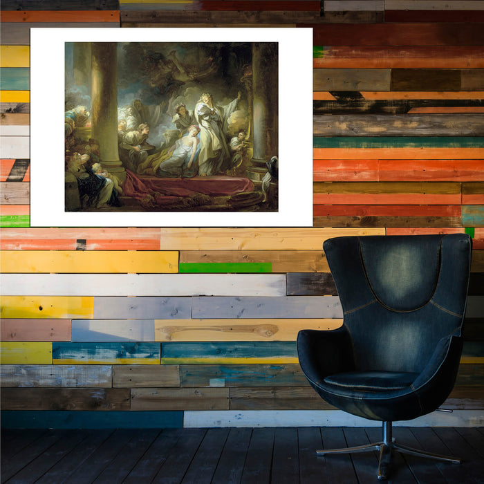 Jean Fragonard - El sacrificio de Caliroe
