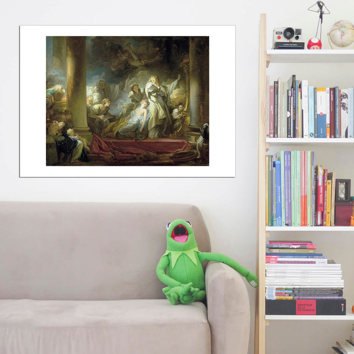 Jean Fragonard - El sacrificio de Caliroe