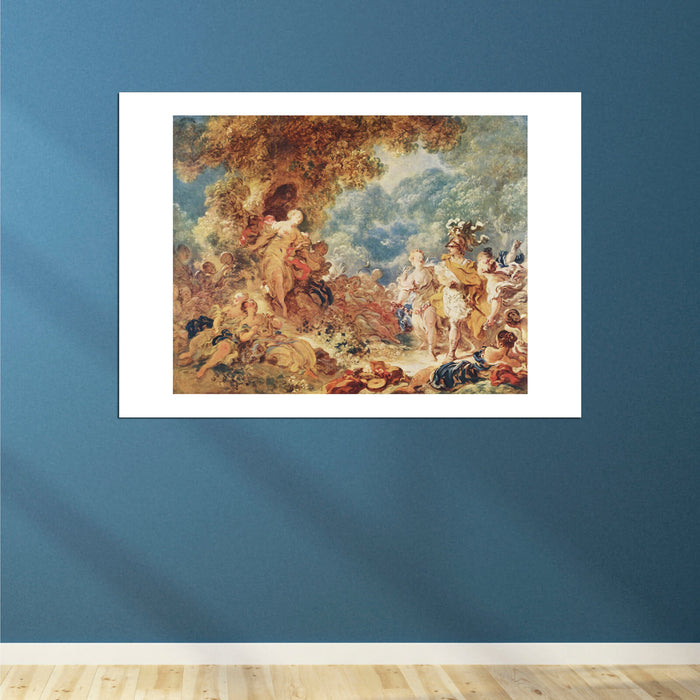 Jean Fragonard - Pink and Blue