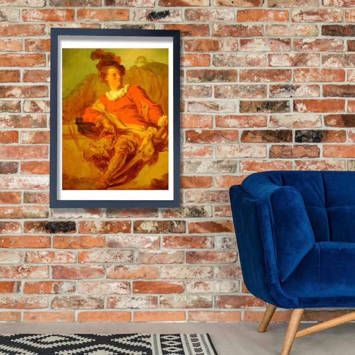 Jean Fragonard - Red Portrait